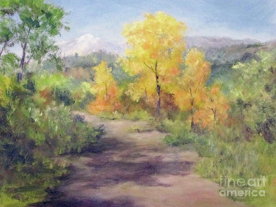 Road Less Traveled Painting by Roseann Gilmore