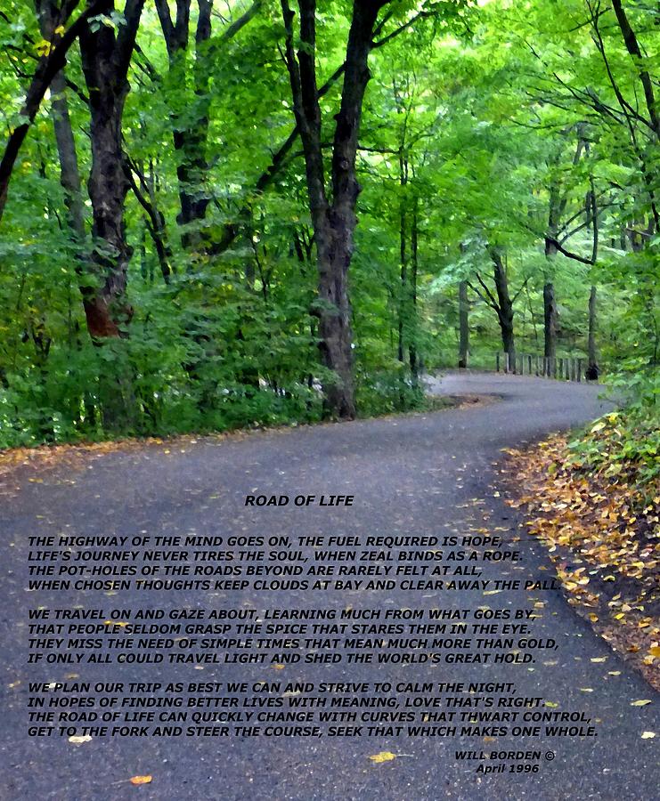 Road Of Life   Mixed Media by Will Borden