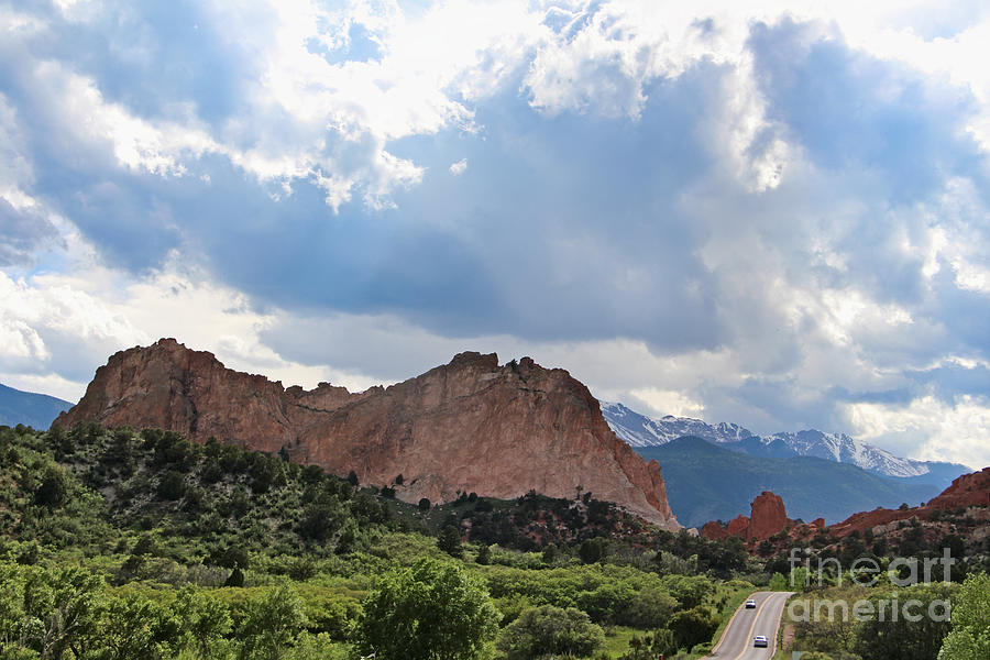 Road Through Garden Of The Gods Photograph by Kathy M Krause