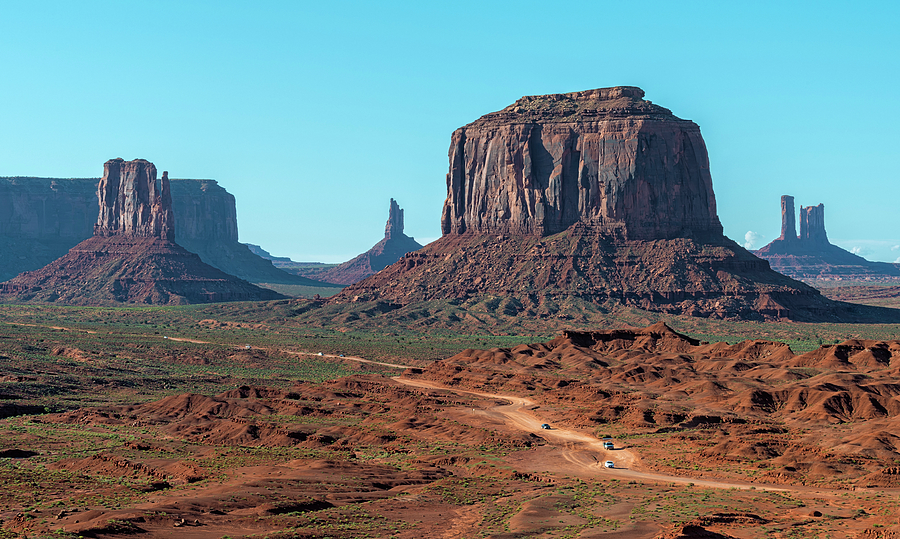 Road Through Monument Valley Photograph by Loree Johnson