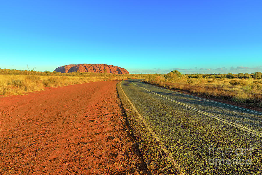 Road to Ayers Rock Photograph by Benny Marty