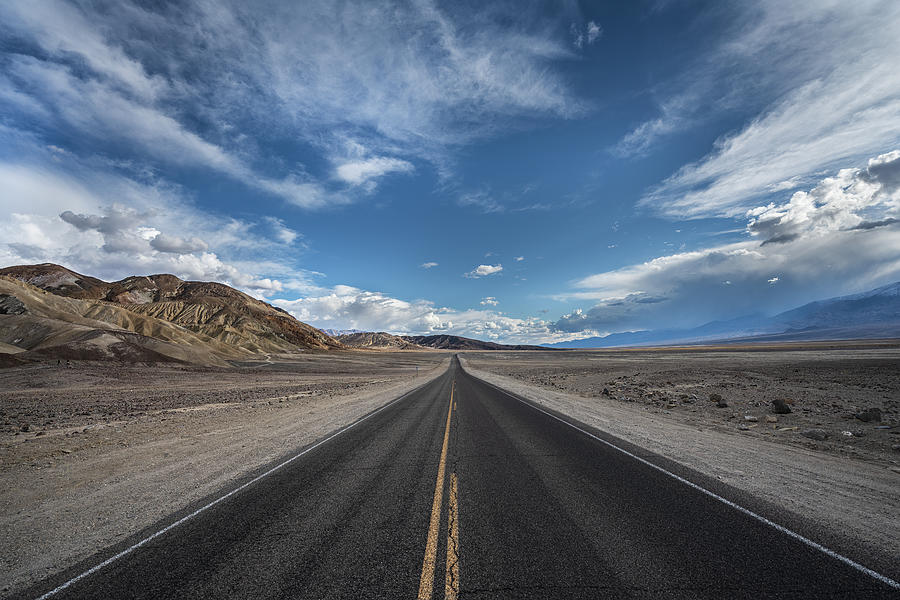 Road to Death Valley Photograph by John Wilbur Road to Death Valley Photograph by John Wilbur