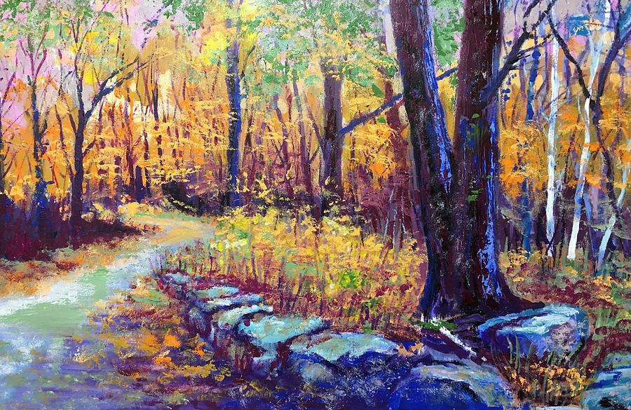 Road To Echo Lake Painting by Mark Lore