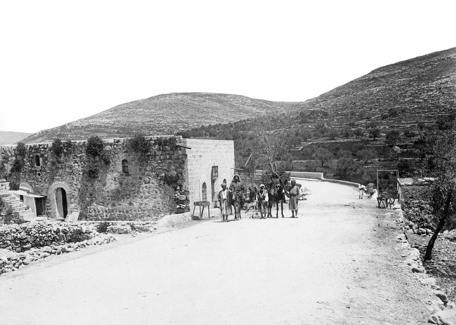 Road to Jerusalem in 1800 Photograph by Munir Alawi
