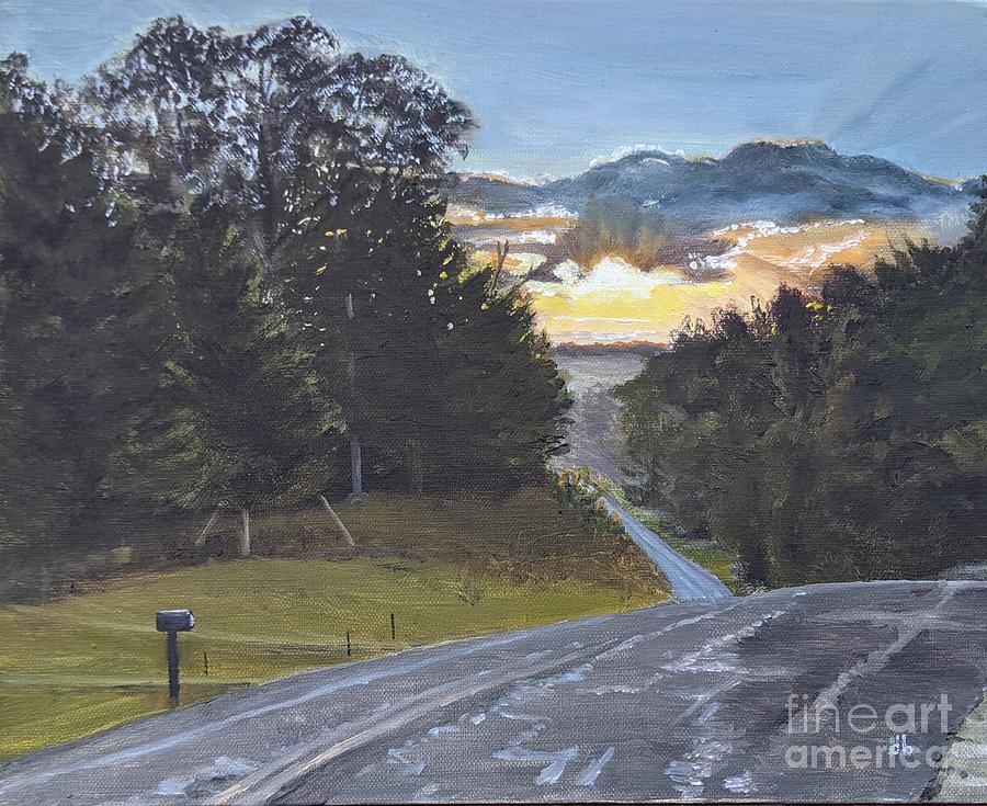 Road to Joy Painting by Deborah Bergren