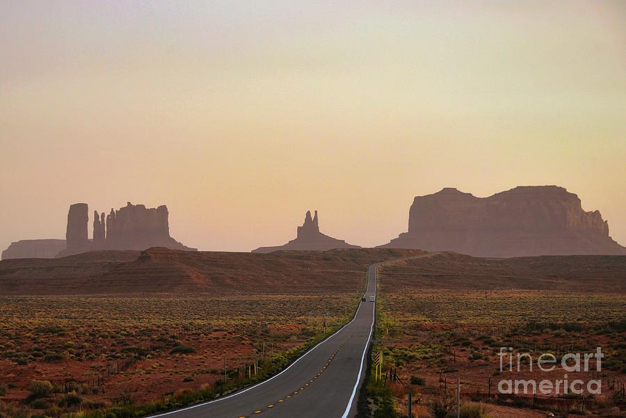 Road to Monument Valley at Sunset 2 Photograph by Andrea Anderegg