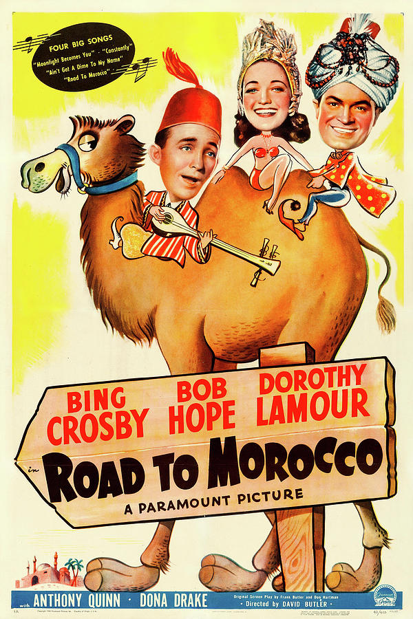 Vintage Photograph - Road to Morocco, 1942 by Vintage Hollywood Archive
