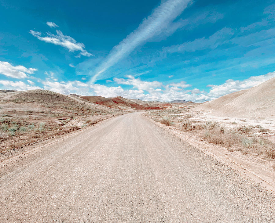 Road to Painted Hills Photograph by Bonnie Bruno