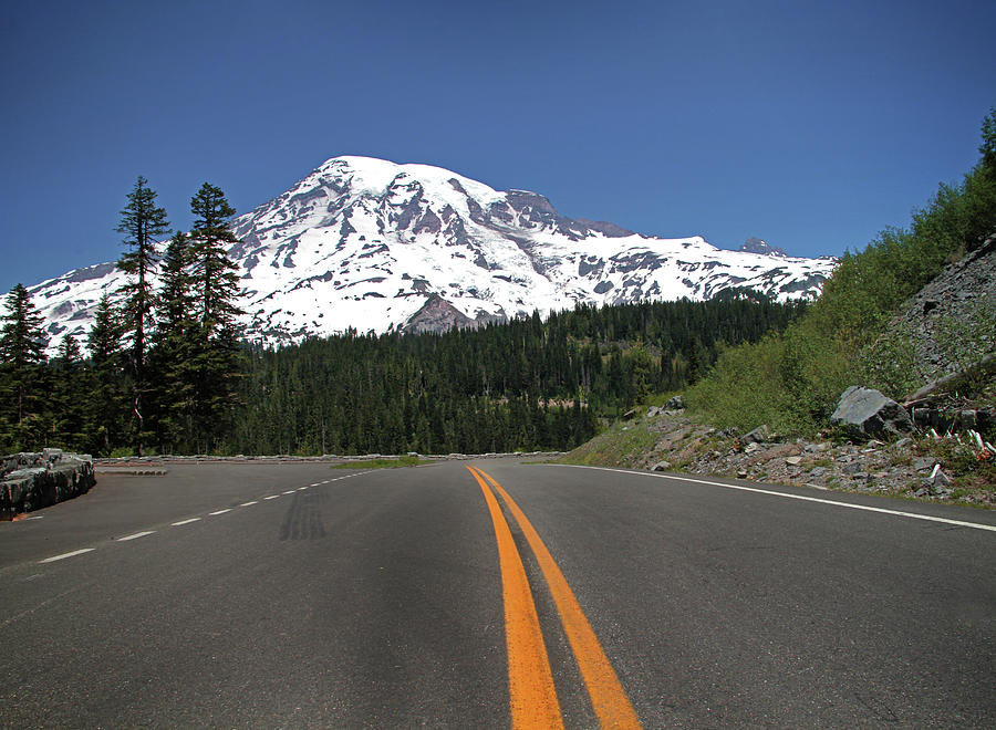 Mount Rainier National Park Photograph - Road To Rainier by Dan Sproul