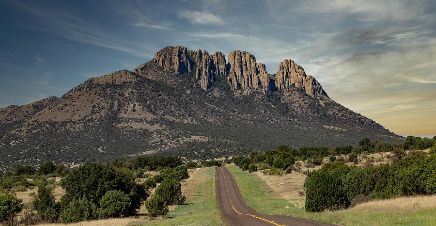 Road to Sawtooth Mountain - Texas Photograph by Stephen Stookey