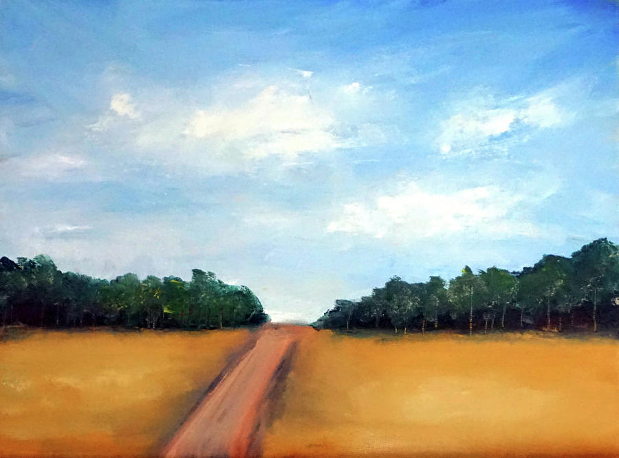 Road To The Beach Painting by Katy Hawk