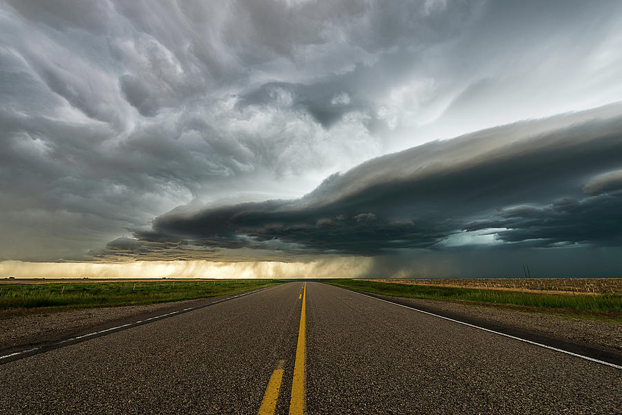 Road To The Storm Photograph by Marcus Hustedde