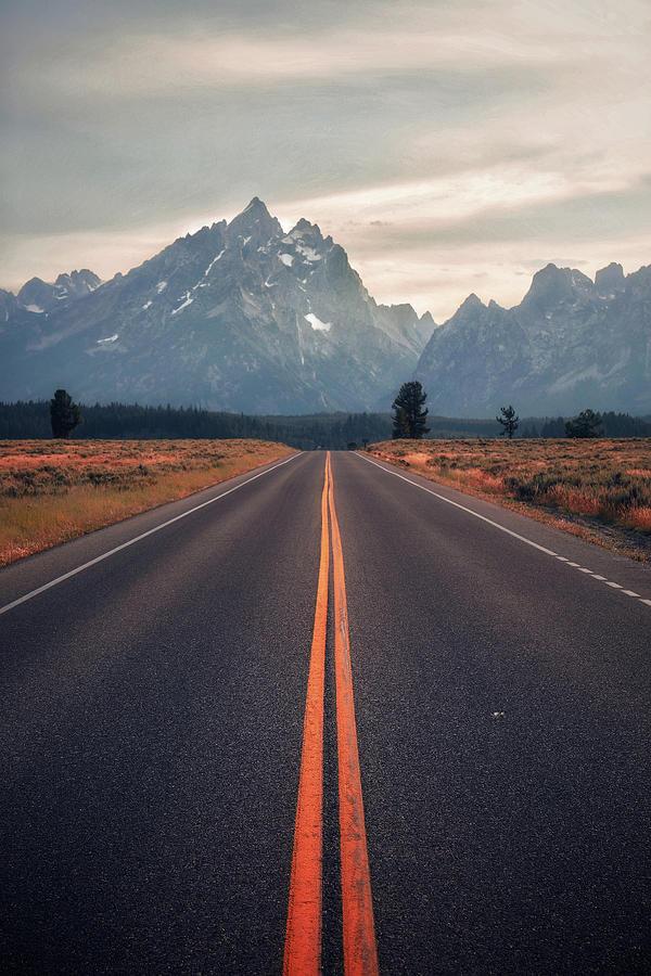 Road to the Tetons Photograph by Go and Flow Photos