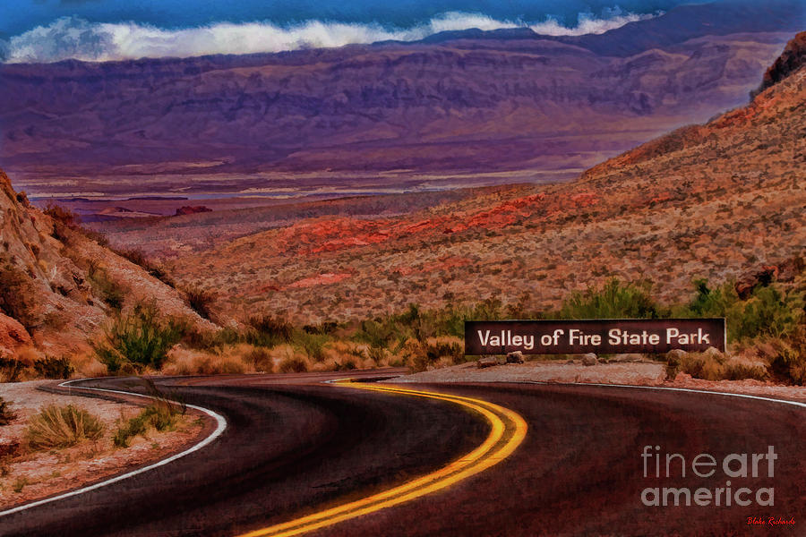 Road To Valley Of Fire State Park Photograph by Blake Richards