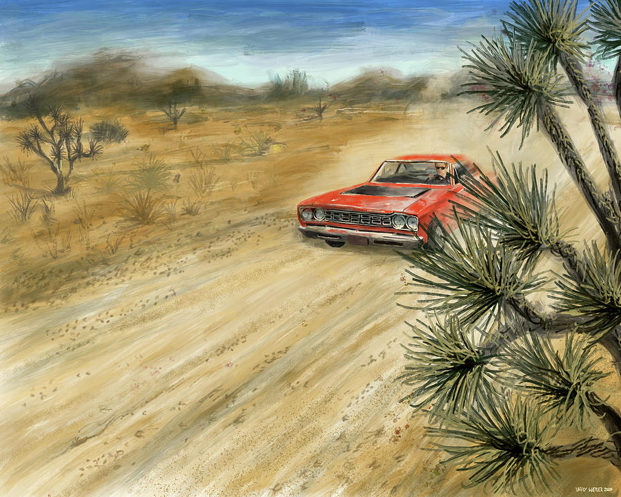 Roadrunner  Digital Art by Larry Whitler