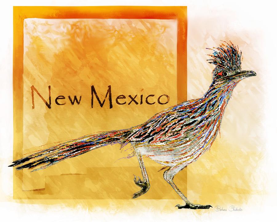 Roadrunner Of New Mexico Painting by Barbara Chichester