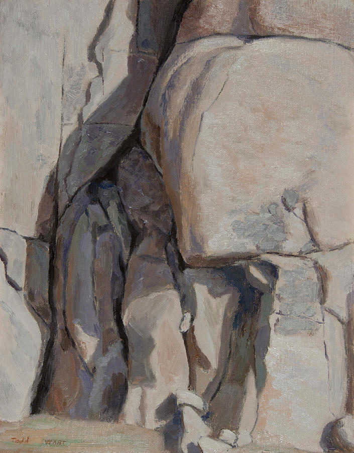 Landscape Painting - Roadside Crag by Todd Swart