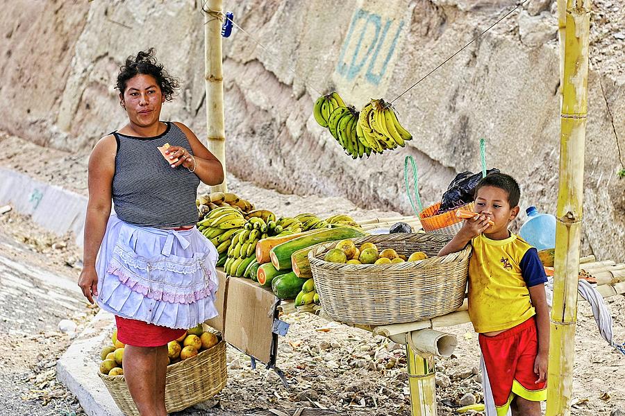 Roadside Stall 2, El Salvador Photograph by Steven Ralser