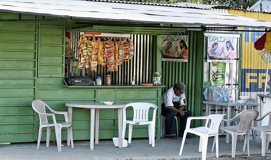 Roadside Stand, El Salvador Photograph by Steven Ralser