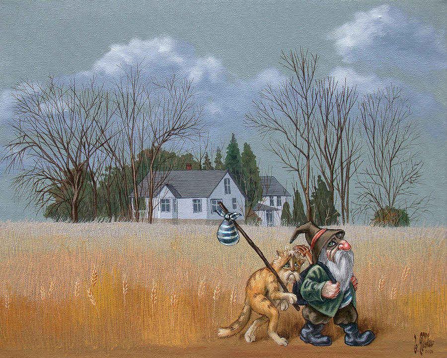 Roadside Strays. Episode 2. Painting by Victor Molev