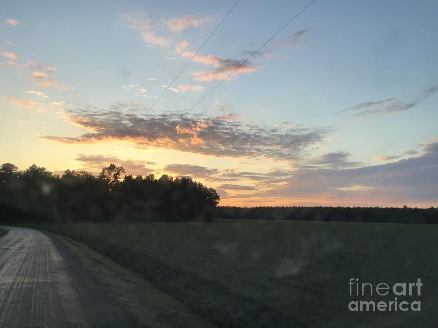 Roadside Sunset Photograph by Catherine Wilson