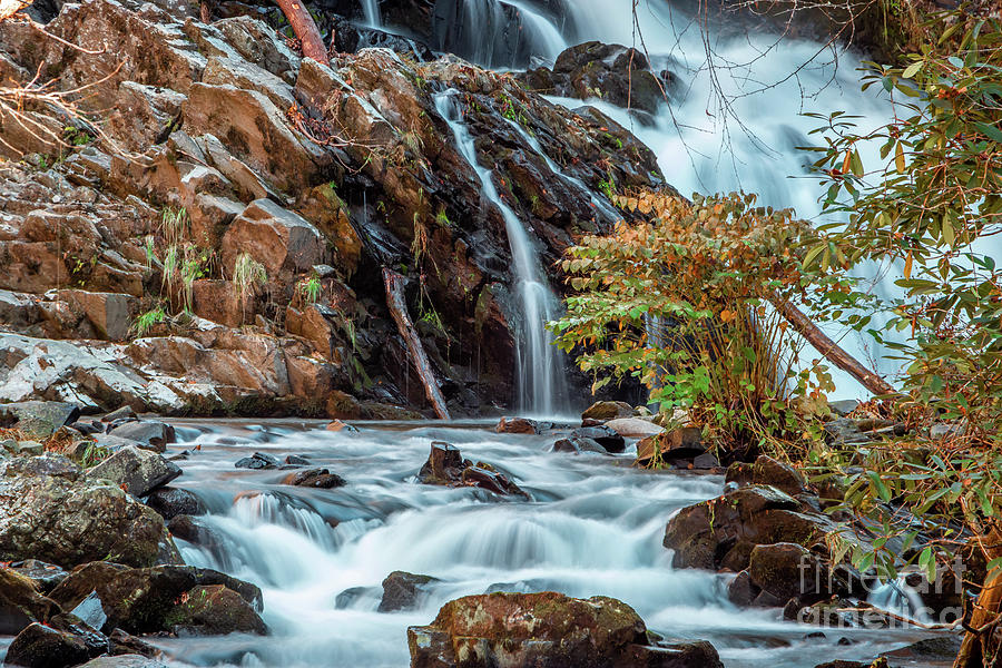 Roadside Waterfall Photograph by Tom Claud