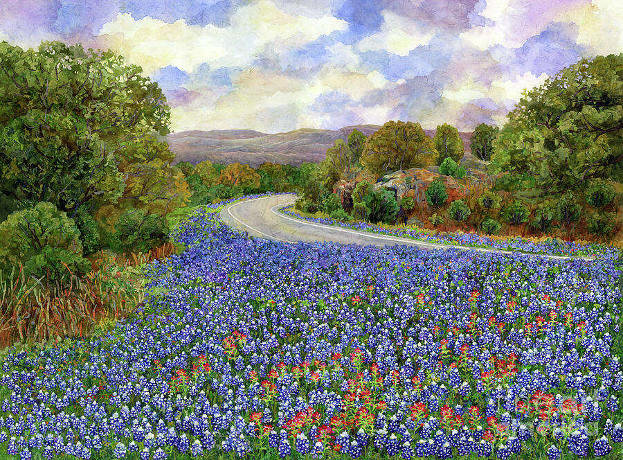 Roadside Wildflowers Painting
