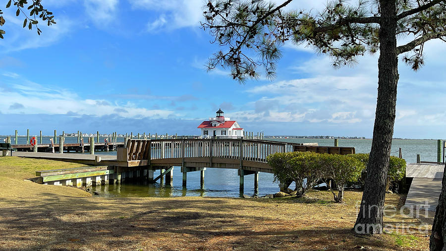 Roanoke Marshes Lighthouse 3817 Photograph by Jack Schultz