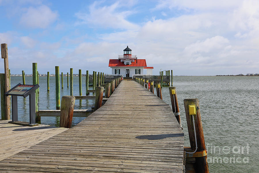 Roanoke Marshes Lighthouse 7843 Photograph by Jack Schultz