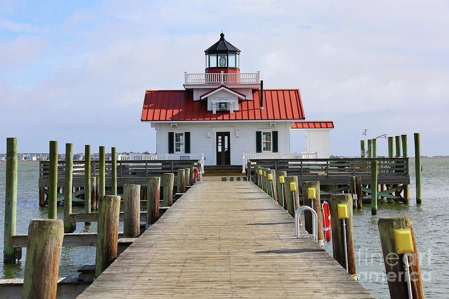 Roanoke Marshes Lighthouse 7845 Photograph by Jack Schultz