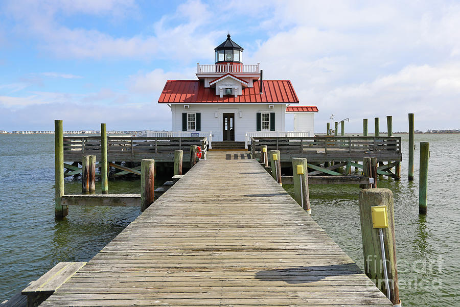 Roanoke Marshes Lighthouse 7849 Photograph by Jack Schultz