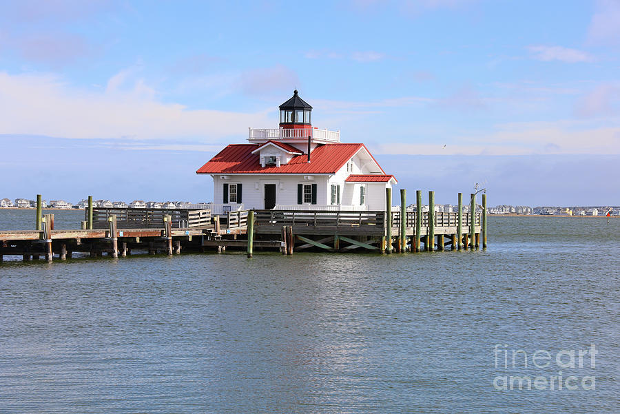 Roanoke Marshes Lighthouse 7853 Photograph by Jack Schultz