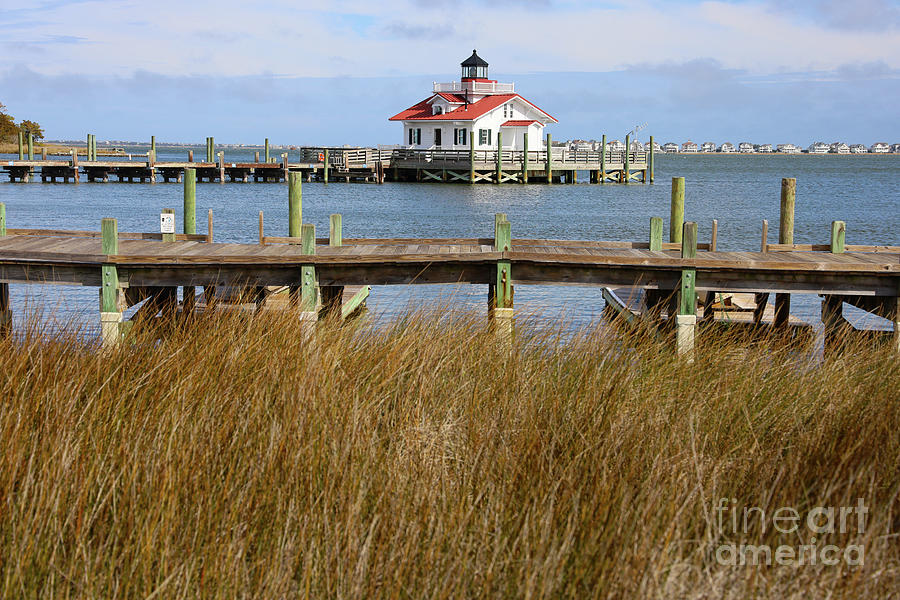 Roanoke Marshes Lighthouse 7862 Photograph by Jack Schultz