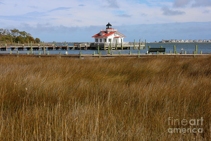 Roanoke Marshes Lighthouse 7863 Photograph by Jack Schultz