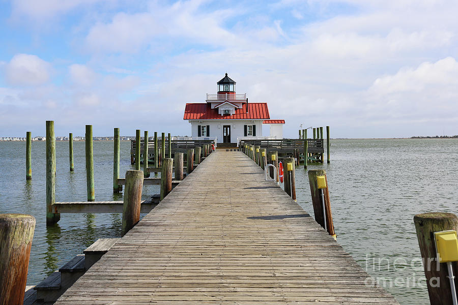 Roanoke Marshes Lighthouse 7847 Photograph by Jack Schultz