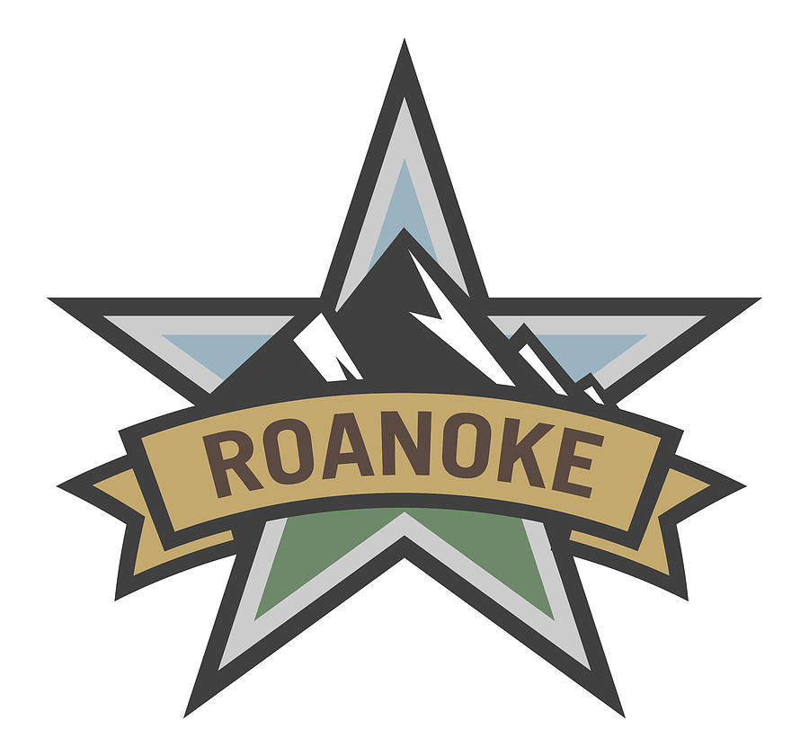 Roanoke Virginia Star City Pride Logo Digital Art by Jeff Hobrath - Pixels