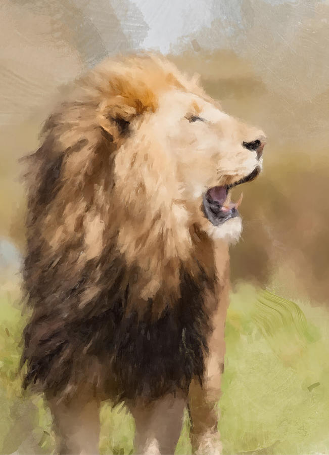 Roar Painting by Gary Arnold
