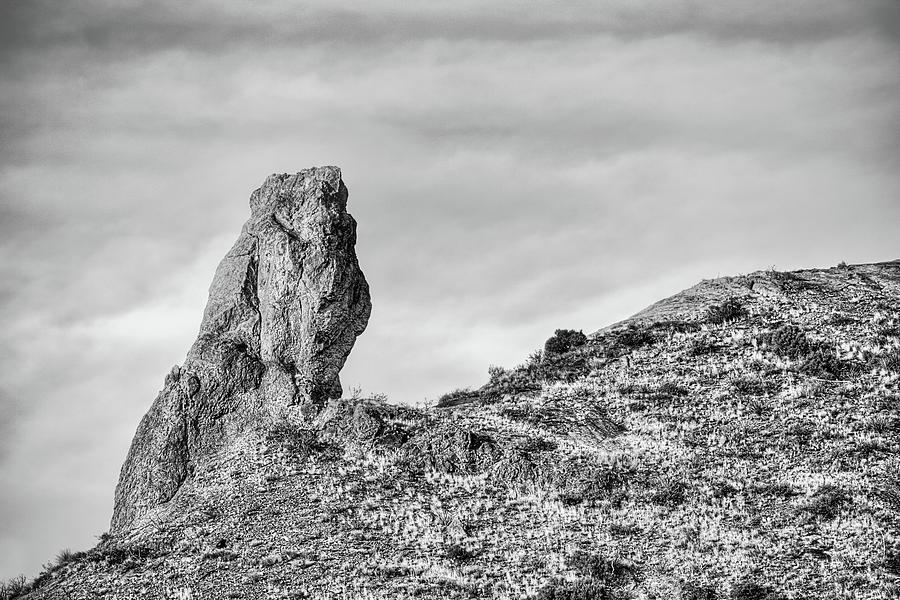 Roaring Lion Rock Big Bend Black and White Photograph by JC Findley