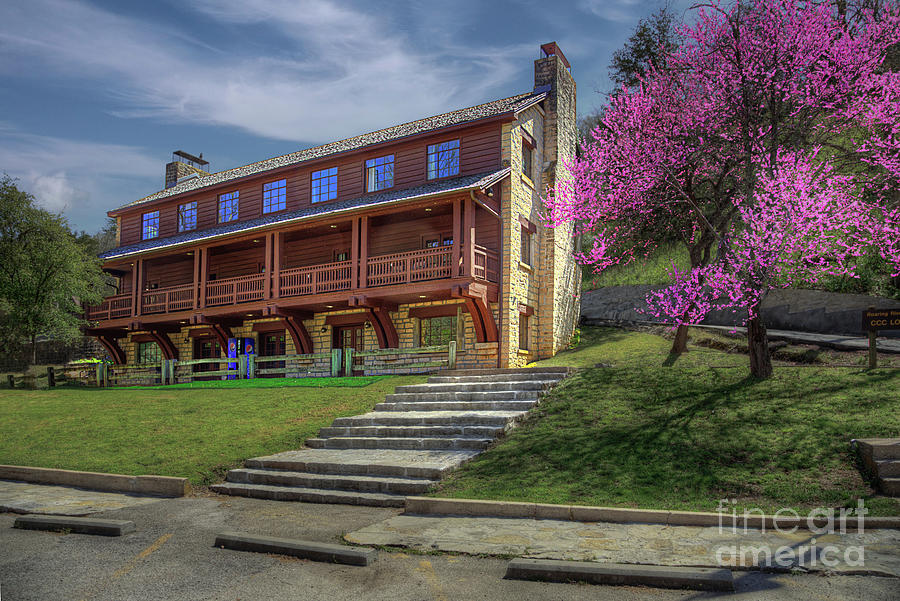 Landscape Photograph - Roaring Rivers CCC Lodge by Larry Braun