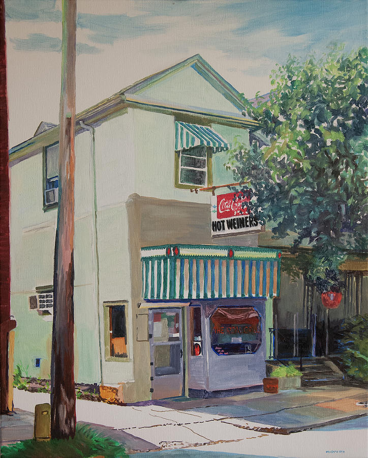 Roast Grill Painting by Tommy Midyette