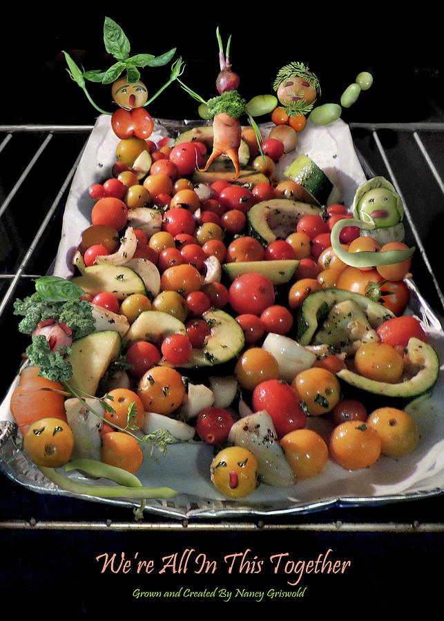 Roasted Vegetables Photograph by Nancy Griswold