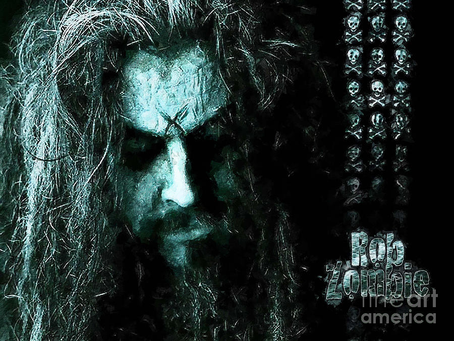 Rob Zombie Drawing Art Digital Art by Jessica Perez - Fine Art America