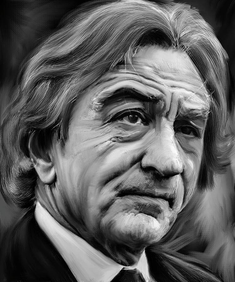 Robert De Niro Painting by Stephen Humphries