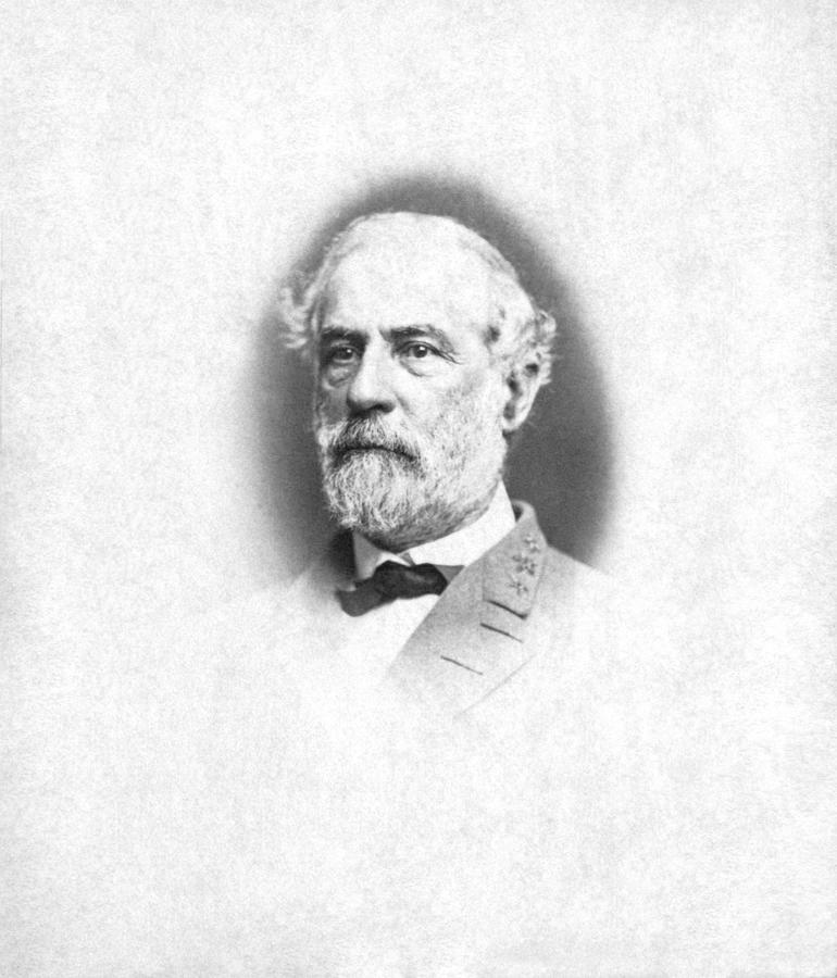 Robert E. Lee Portrait - Circa 1861 Photograph by War Is Hell Store