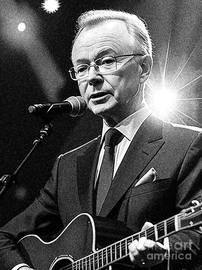 Robert Fripp, Music Star Digital Art by Sarah Kirk - Fine Art America