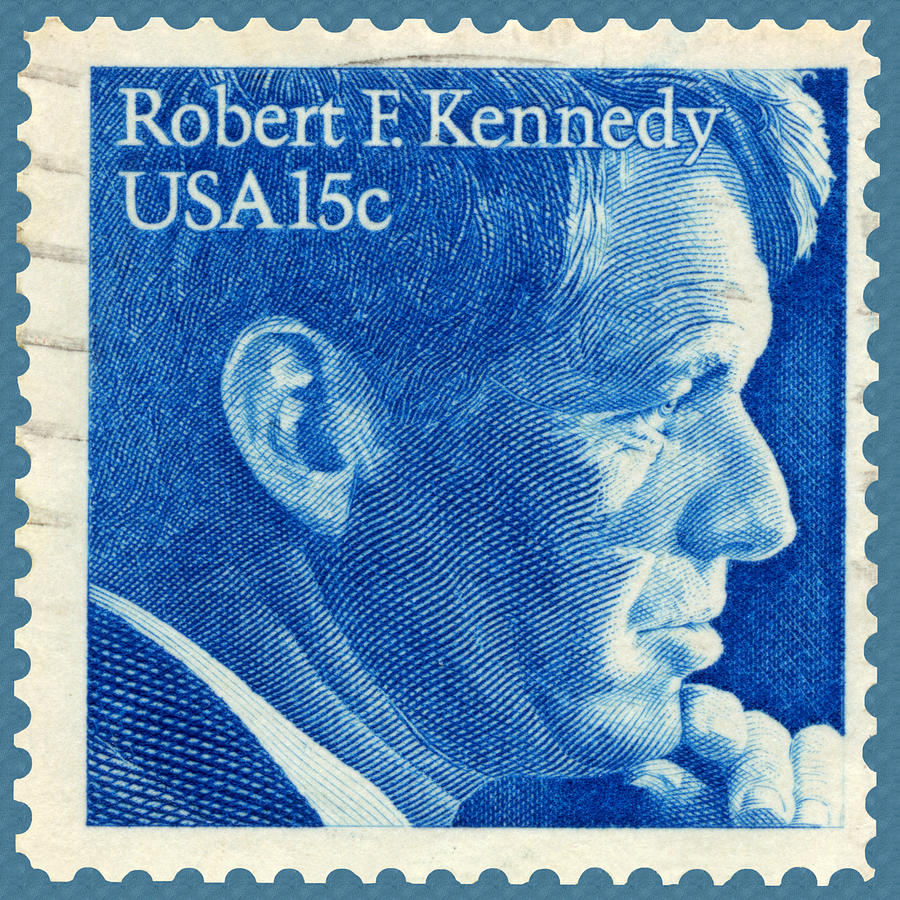 Robert Kennedy Postage stamp Photograph by Phil Cardamone
