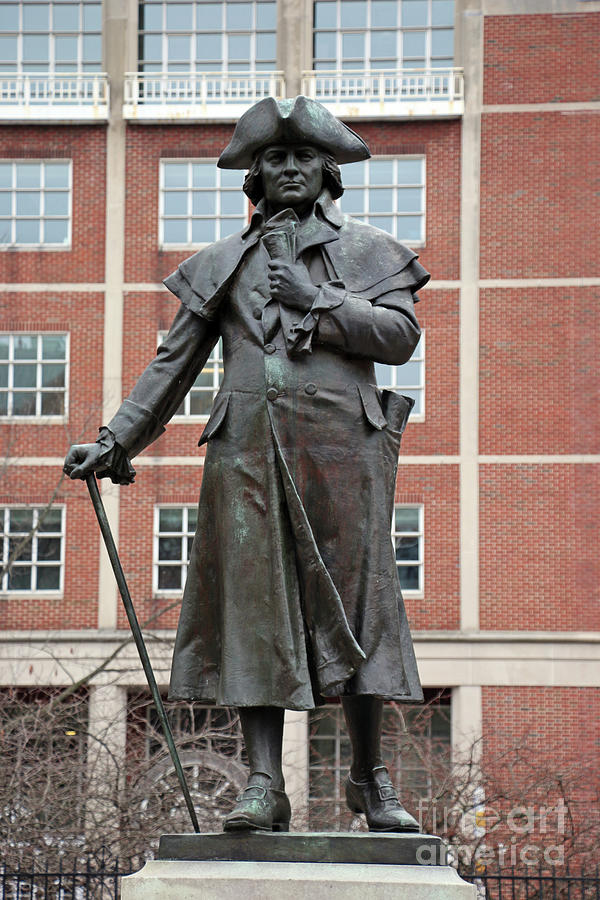 Robert Morris Statue in Independence Park 8064 Photograph by Jack Schultz