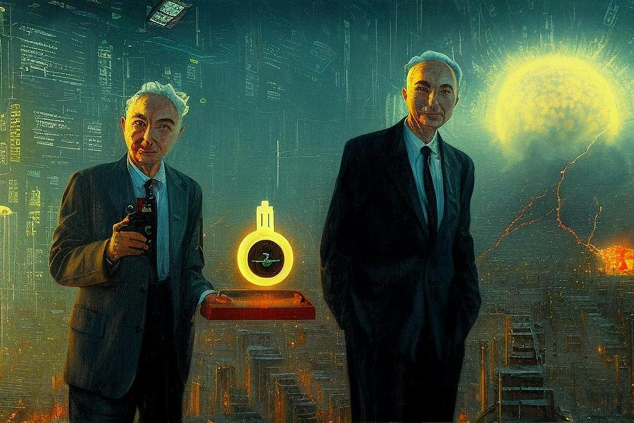 Robert Oppenheimer Holding The Doomsday #Aiart #Aiartist # ...