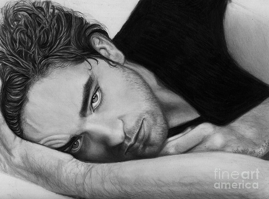 Twilight Star Robert Pattinson by noeling on DeviantArt  Portrait drawing  Celebrity drawings Pencil portrait