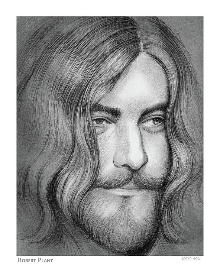 Robert Plant - Pencil Drawing